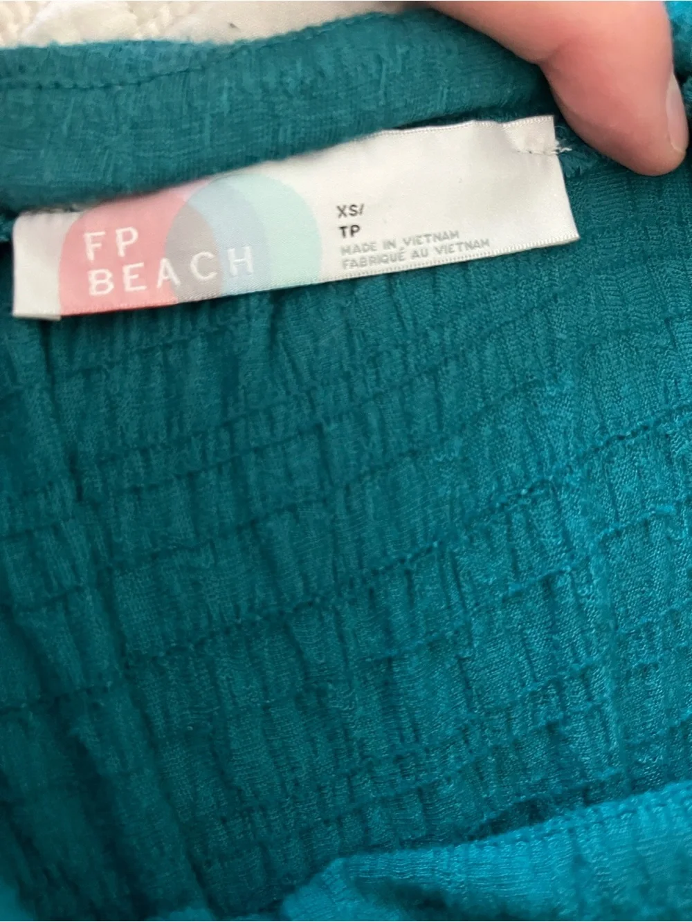 Free People Teal V-Neck Tiered Maxi Dress